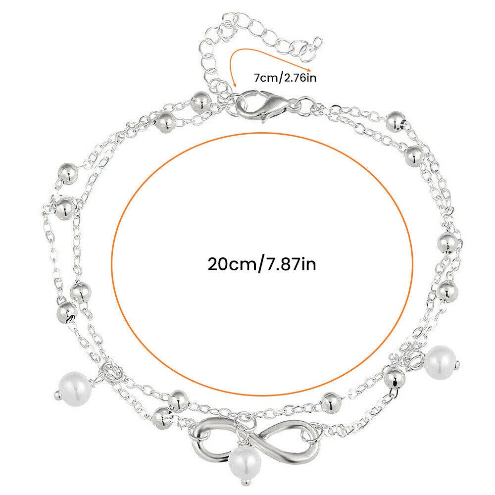 Women's Double Ankle Bracelet