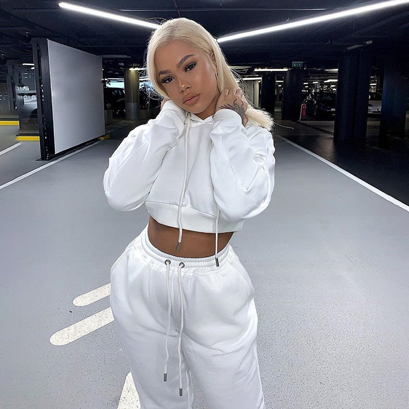 Women's Cropped Sweatsuit