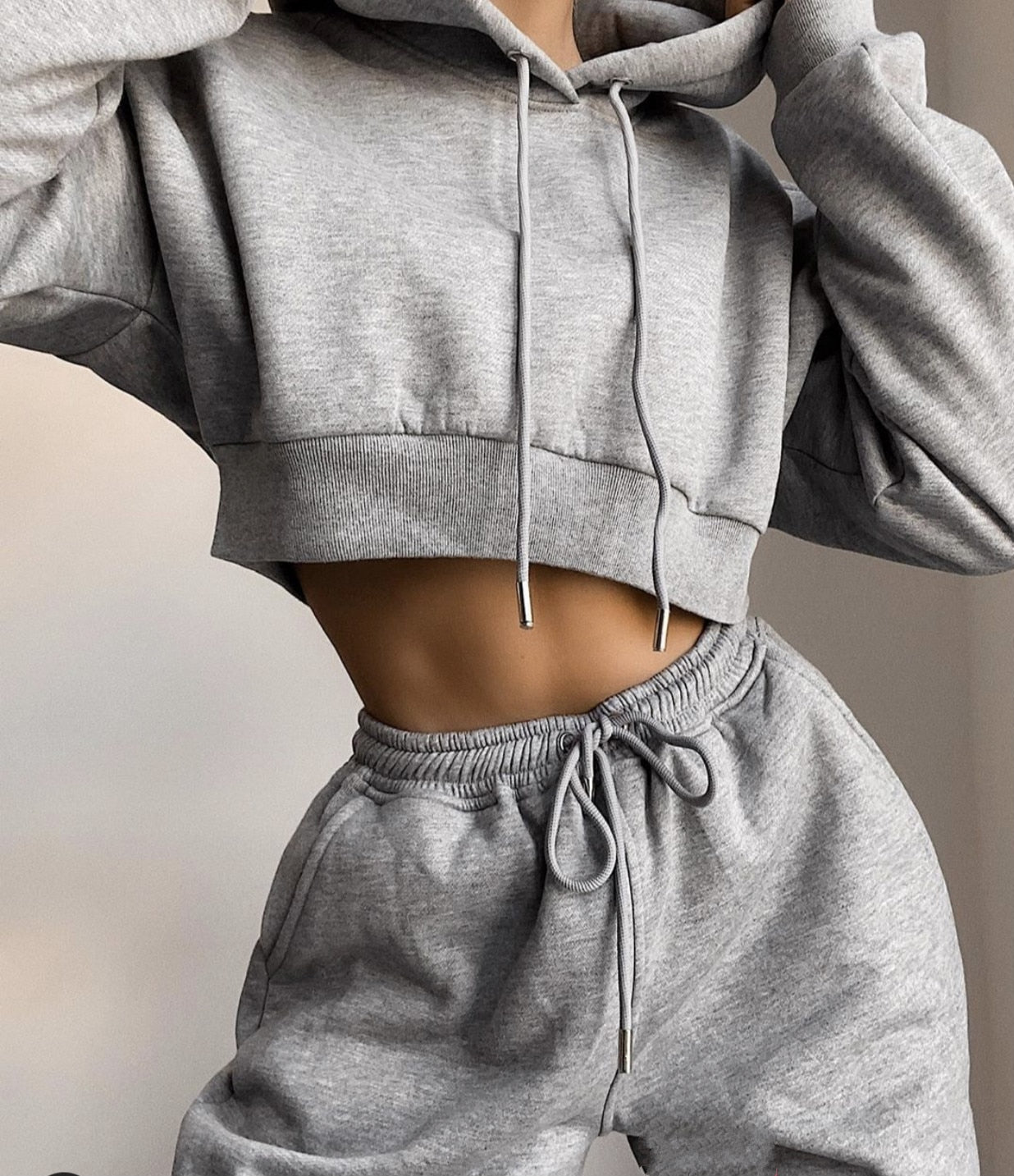 Women's Cropped Sweatsuit