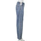 DarLingaga High Waisted Metal Chain Blue Denim Jeans