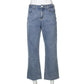 DarLingaga High Waisted Metal Chain Blue Denim Jeans