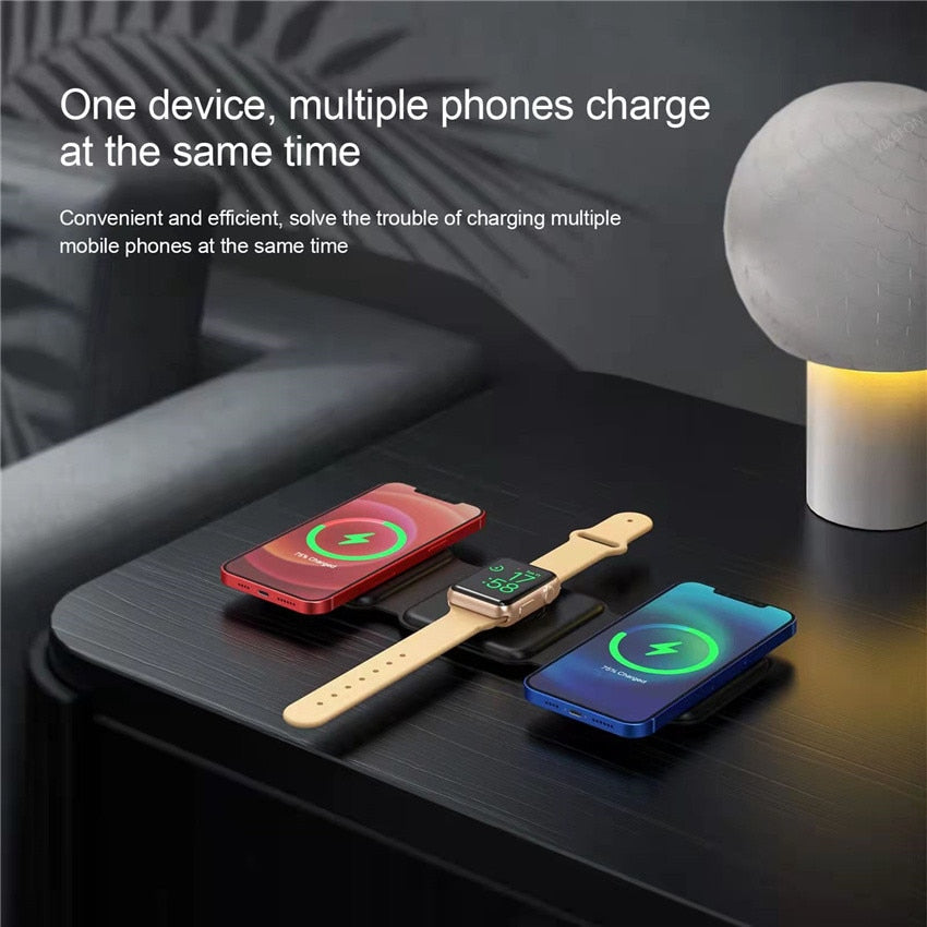 3-in-1 Foldable Wireless Charging Pad