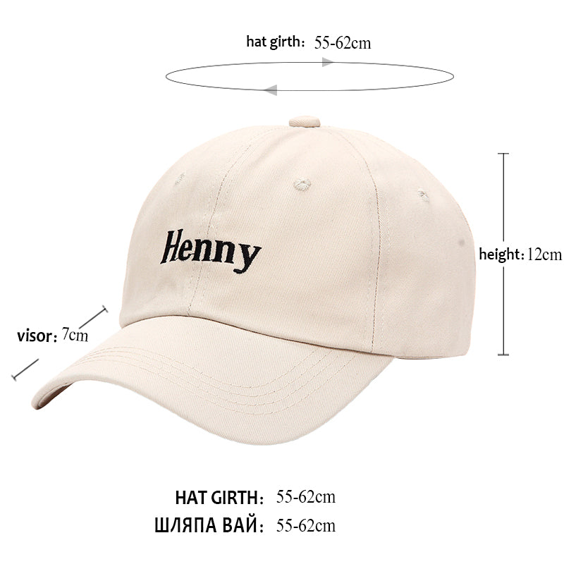 Henny Embroidery Strapback