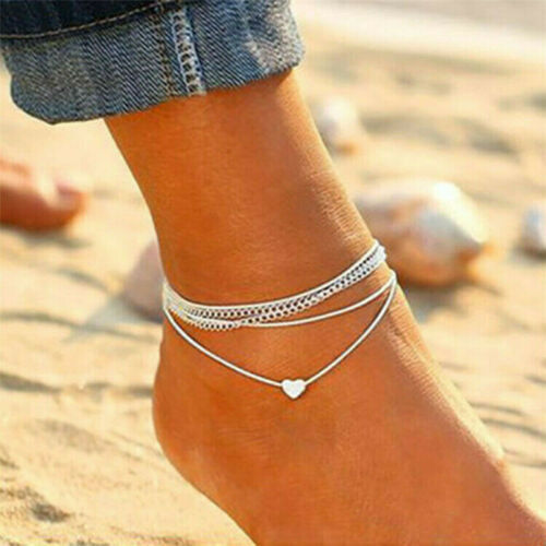 Women's Heart Ankle Bracelet