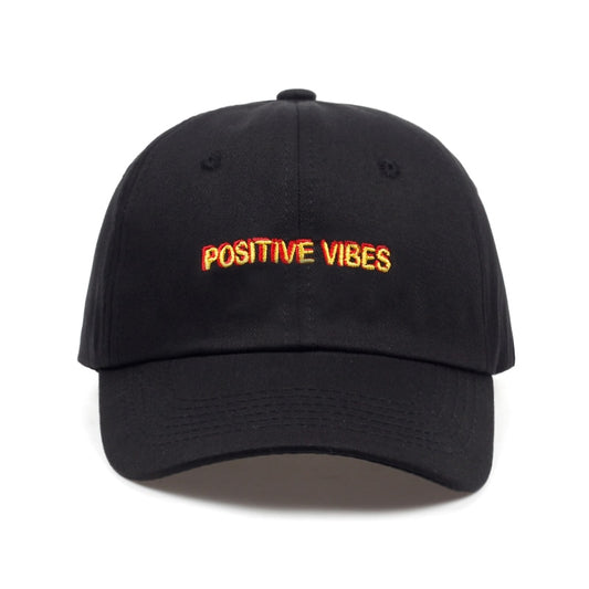 Positive Vibes Embroidery Strapback