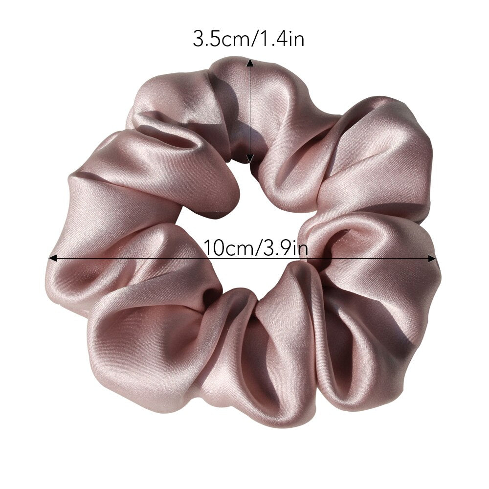 19 Momme Large Pure Silk Scrunchies